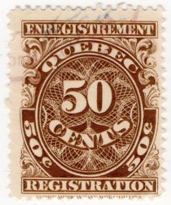 (I.B) Canada Revenue : Quebec Registration 50c