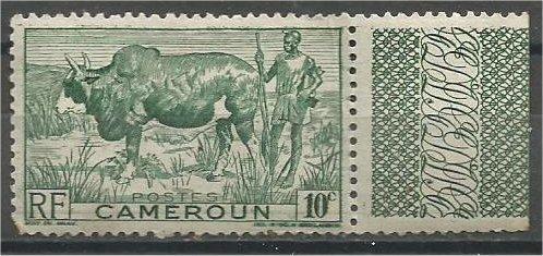 CAMEROUN, 1946, MNH 10c, Zebu, Scott 304