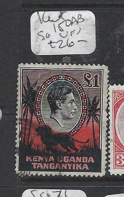 KENYA,UGANDA,TANGANYIKA  (PP2905B)  KGVI  L1  LION SG 150AB   VFU