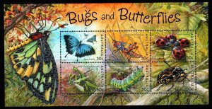 AUSTRALIA SGMS2332 2003 BUGS AND BUTTERFLIES MNH