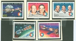 Burkina Faso (formerly Upper Volta) #370-371/C216-C218 Mint (NH) Single (Complete Set) (Space)