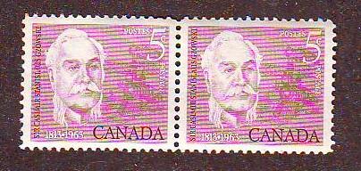 #410 Sir Casimir Stanislause Gzowski Pair MNH VF