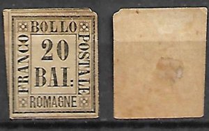 ITALY ROMAGNA 1859  Sc.#9, MH