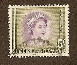 Rhodesia & Nyasaland  Scott #153  Used   Scott CV $6.75