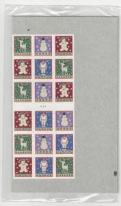 2009 USA Scott #4432b SEALED ATM Pane Of 18 44c Stamps - Christmas (AH23)