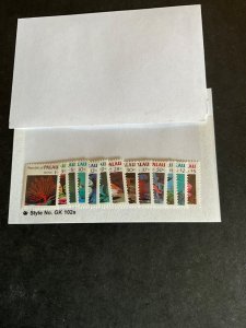 Stamps Palau 9-21 never hinged