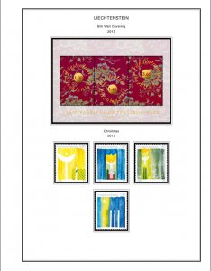 COLOR PRINTED LIECHTENSTEIN 2011-2020 STAMP ALBUM PAGES (66 illustrated pages)