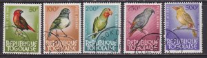 Togo (1964-65) #C36-40 only airmail set used