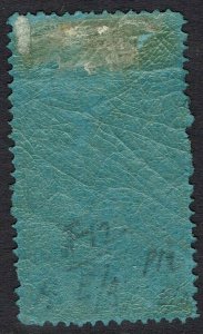 VICTORIA 1884 QV STAMP STATUTE 1/- WMK V/CROWN SG W19 