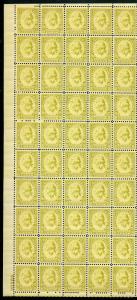 UNITED STATES SCOTT#713  WASHINGTON BICENTENNIAL  8c CPL SHEET OF 100  MINT NH