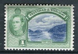 TRINIDAD; 1938 early GVI issue fine Mint hinged 1c. value