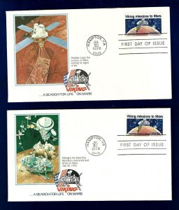 X21  #1759 1 F.D.C.s  1978 Fleetwood, Viking Missions on Mars