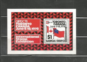 Canadian and Samoan Flags - CAPEX Canadian Intl. Phil. Exib., Toronto, June 9-18