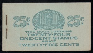 USA #498e BK55 COMPLETE BOOK, VF NH, post office fresh, Super Nice booklet! R...