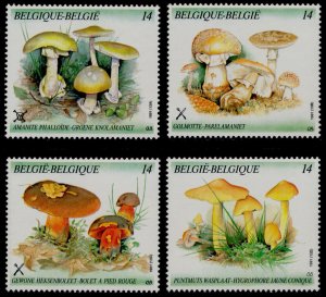 Belgium 1411-4 MNH Mushrooms