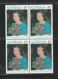 Australia 1179 Block Of 4 Set MNH Queen Elizabeth