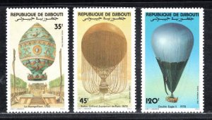 DJIBOUTI SC# C172-74  FVF/MNH