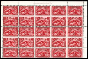 #E6 half sheet x 25 Plate imprint  Cat$900 VF MNH post office fresh Canada mint