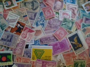 500 Unused Mint WW MNH Miint Stamps Unsearched From 600,000 Hoard NO MULTIPLES!