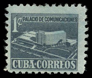 CUBA Sc RA16 F-VF/USED - 1952 1c General Post Office Building Model