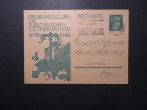 Germany 1942 Austria / WIEN Event Cacheted Postal Card Used - Z12351