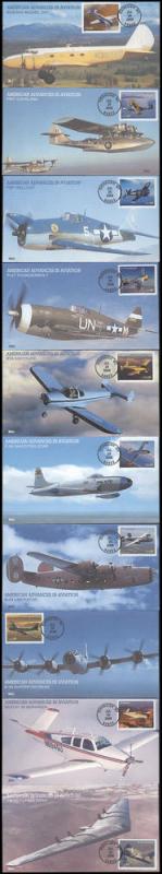 #3916-25 Advances in Aviation BGC FDC Set