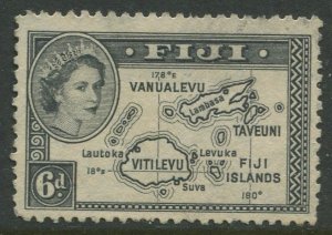 STAMP STATION PERTH Fiji #154 QEII Definitive Issue Used 1954 CV$1.00