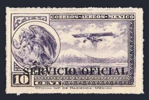 Mexico CO22, MNH. Michel D179. Air Post Official 1932. Coat of Arms, mounts.