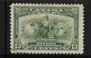 CANADA, 194, HINGED REMNANT, ALLEGORY OF BRITISH EMPIRE