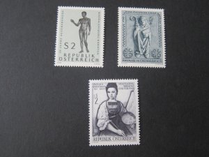 Austria 1968 Sc 815-7 set MNH