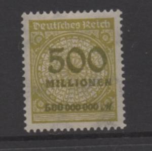 Germany  Scott # 293  unused   single