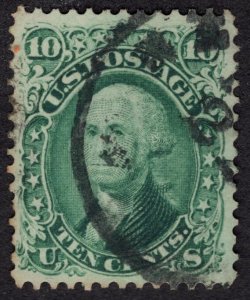 US #68 Extra Fine. Used.