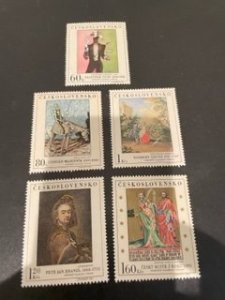 Czechoslovakia sc 1507-1511 MLH comp set