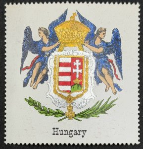 Hungary Coat of Arms Book Stamp, OG, HR