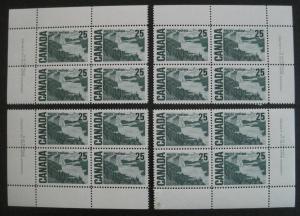 Canada 465 Plate Blocks Matched Set Plate No. 2 VF MNH