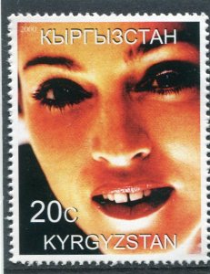 Kyrgyzstan 2000 MADONNA American Singer 1 value Perforated Mint (NH)