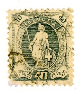 Switzerland, Scott #85, Used