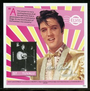 TUVALU 2019  ELVIS PRESLEY SOUVENIR SHEET III  MINT NEVER HINGED