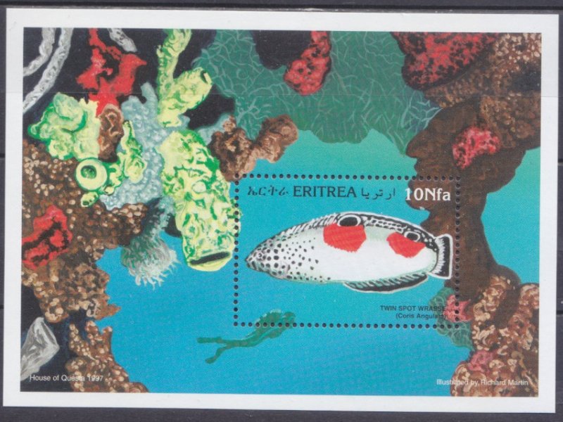 1997 Eritrea 166/B6 Sea fauna