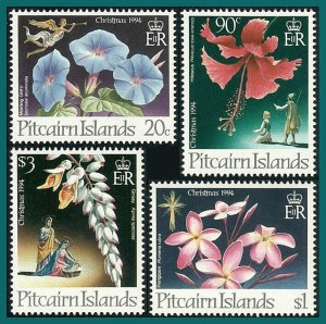 Pitcairn Islands 1994 Christmas, MNH  #411-414,SG458-SG461