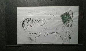 Italy-Tuscany #6 on cover of folded letter CERT cat $725 e205 8901