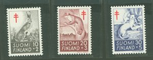 Finland #B163-B165 Mint (NH) Single (Complete Set) (Animals) (Fauna)