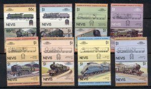 Nevis 1983-86 LOW Trains , Locomotives Asst MUH