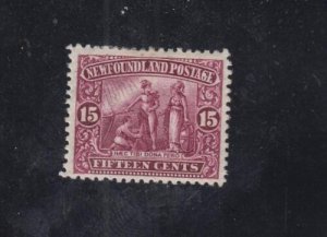 NEWFOUNDLAND # 114 VF-MH & C7 VF-MLH (Crease) TOTAL CAT VALUE$90 