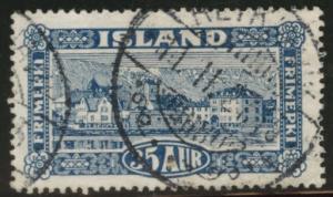Iceland Scott 147 used 1925 stamp CV$9.25