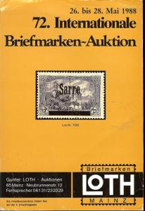 72. Loth-Briefmarken-Auktion: Internationale Briefmarkena...