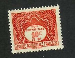 French West Africa; Scott J1;  1947;  Unused; NH