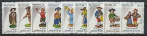 Monaco, Scott 1448-1456 (Yvert 1437-1445), MNH