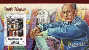 CHAD - 2020 - Pablo Picasso - Perf Souv Sheet - MNH