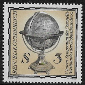 Austria #1062 MNH Stamp - Globe